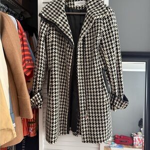 Calvin Klein Houndstooth Peacoat